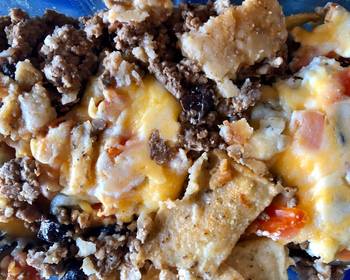 Without Fail Cooking Recipe Nacho casserole Delicious Nutritious