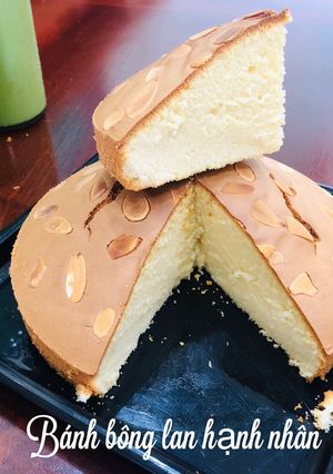 Hình của món Bánh bông lan làm bằng nồi chiên không dầu (nckd).