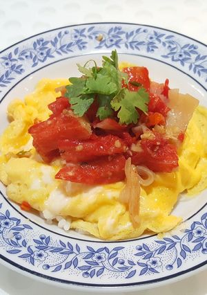 รูปของ ข้าวไข่ข้นปูอัดพริกสด