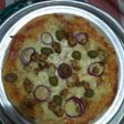 Chicken tikka pizza