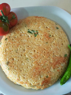 Una foto de Tortilla de espaguetis