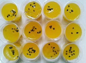 Hình của món Rau câu chanh dây.