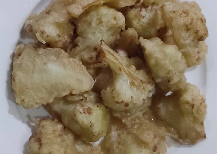 Bunga Kol Goreng Renyah Tepung Beras