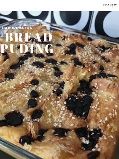 Foto resep Puding Roti Tawar dengan Saus vlaBread Puding#breadput