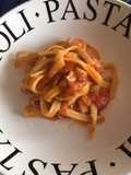 Fetuccini amatriciana