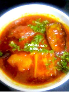A picture of Amritsari Wari Traditional Sindhi veg cooked during weddingday.