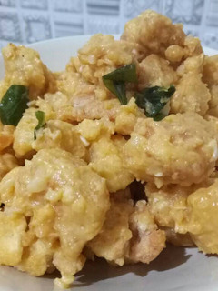 Foto resep Creamy salted egg chicken