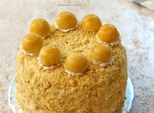 Foto resep PINEAPLLE CRUMBLE CAKE (nastar cake)