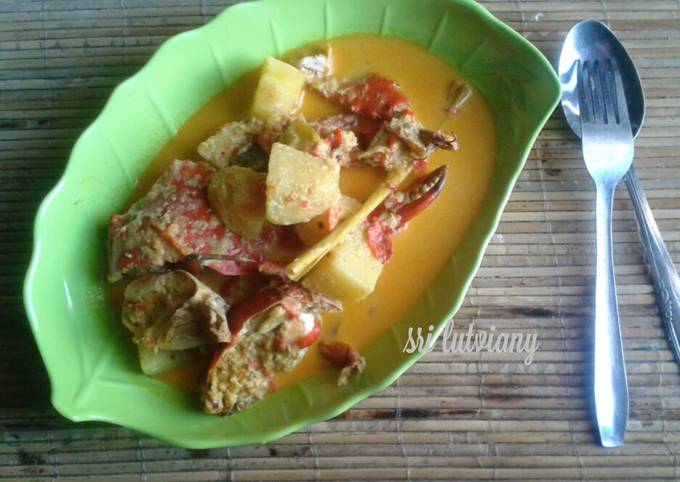 Anti Ribet, Membuat Kepiting santan kuning Murah