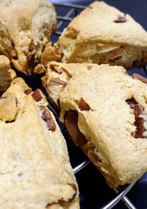 A picture of Chocolate Almond Scones (Personal Notes).