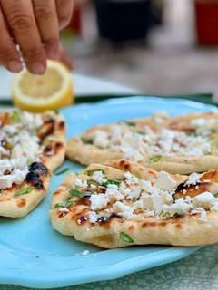 Una foto de Pan naan especial a la barbacoa