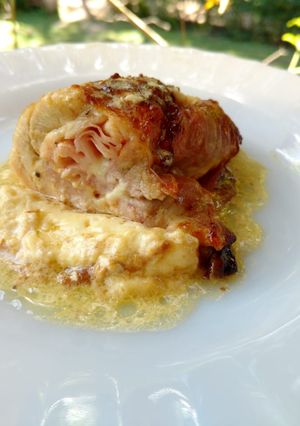 Una foto de Muslitos rellenos a la crema