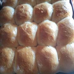 A picture of Home made buns.