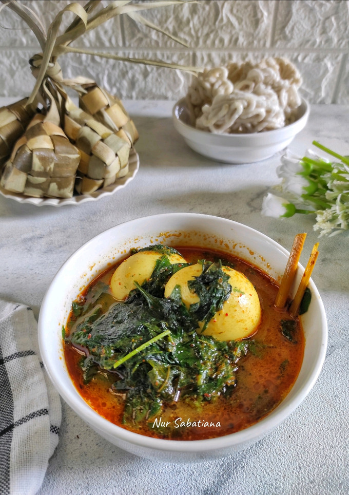 Foto resep Gulai Daun Singkong + Telur