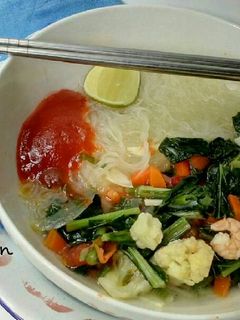 Foto resep Bihun kuah sayur udang ala mamih