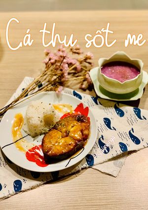 Hình của món Cá thu sốt me.