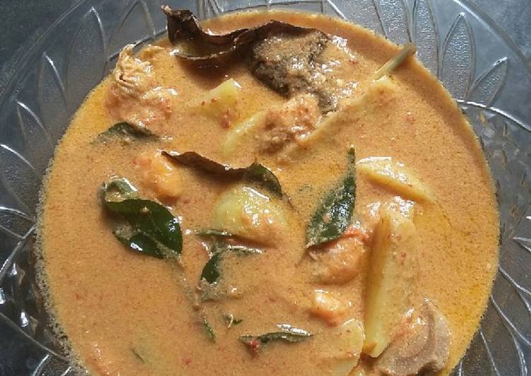 Langkah Mudah untuk Menyiapkan Udang Santan merah(masak aceh), Sempurna