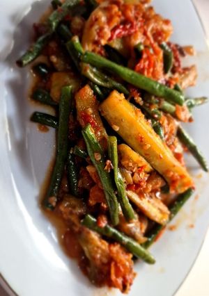 Foto resep Balado terong dan kacang panjang