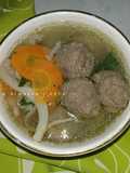 Sup Jamur Tiram Bola-bola Daging