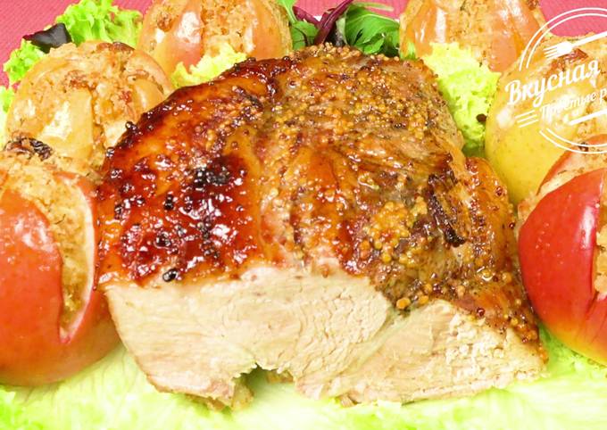 Тушеный свиной окорок – пошаговый рецепт приготовления с фото