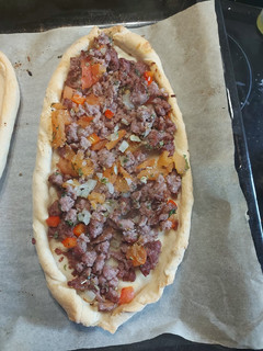 Una foto de Pizza turca