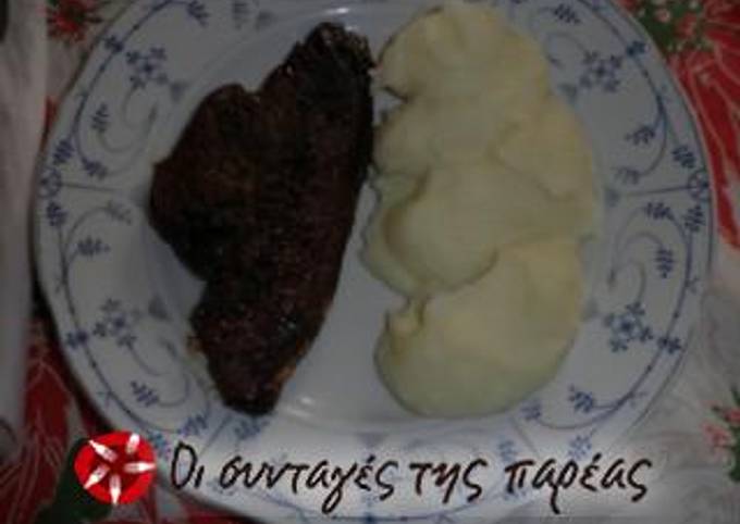 κύρια φωτογραφία συνταγής Συκώτι με σάλτσα μαυροδάφνης και μουστάρδα