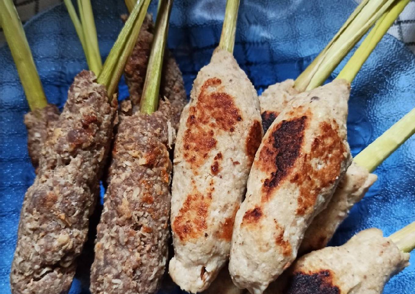 Sate Lilit Daging Sapi dan Tuna