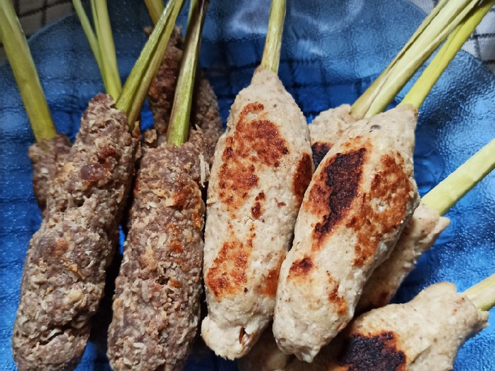  Resep  buat Sate Lilit Daging Sapi dan Tuna untuk Idul Fitri  enak