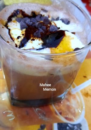 A picture of Ice cold coffee.