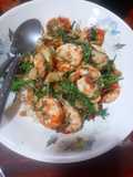 กุ้งผัดชะอม
