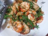 กุ้งผัดชะอม