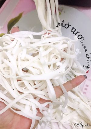 Hình của món Phở tươi.