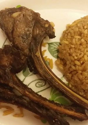 A picture of Freekeh فريك.