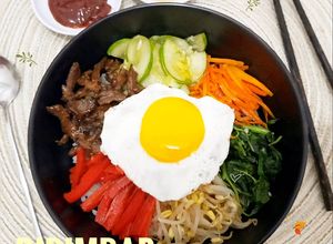 Foto resep Bibimbap (Korean Mix Rice)