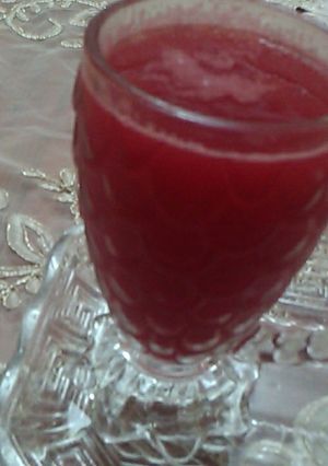 صورة لوصفة 🍷🍉 عصير بطيخ احمر 🍉🍷