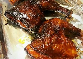 Easiest Way to Prepare Delicious Sweet Heat Smoked Chicken Leg Quarters
