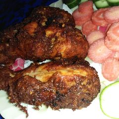 A picture of Chicken tikka.