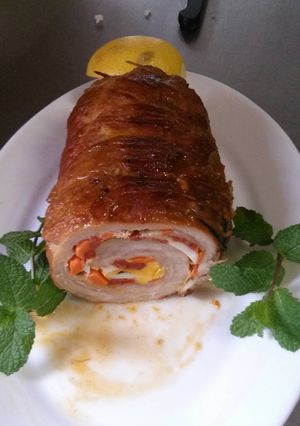 Una foto de Faldilla de cerdo rellena