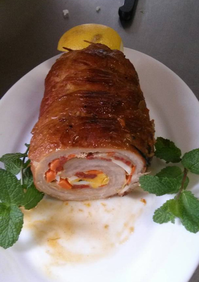 Una foto de Faldilla de cerdo rellena