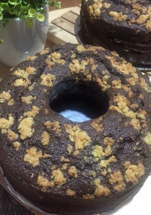 Foto resep Chocolate Cake with scrumble cheese