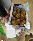 Bocaditos (buñuelos) acelga y atún