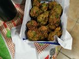 Bocaditos (buñuelos) acelga y atún