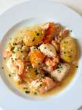 Navarin de la mer au champagne