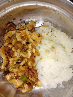 Foto resep Mpasi 10m+ Nasi Tim orek tahu