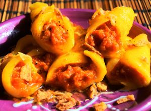 Foto principal de Aperitivo de mango y chorizo con tónica