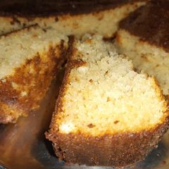 A picture of Milk cake in tandoor.