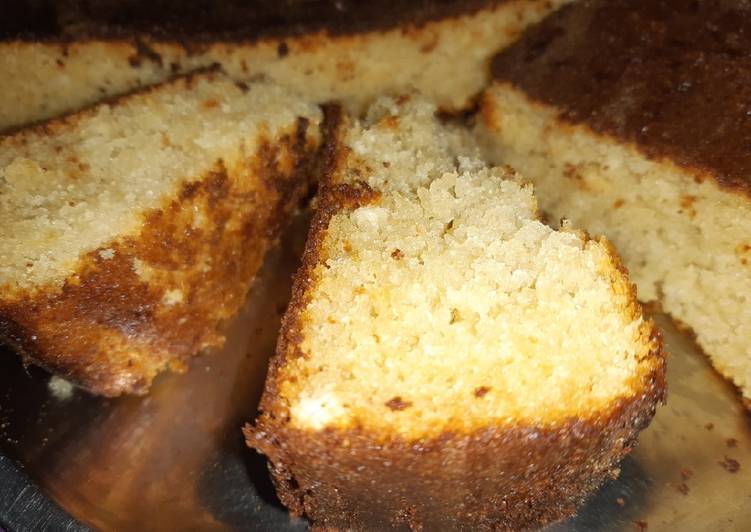 Milk cake in tandoor