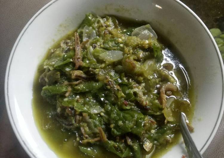 Easiest Way to Cook Appetizing Sambel ijo teri padang