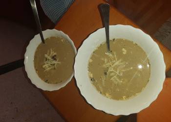 The New Way Make Recipe Sofies Masala Dal Soup with cheese and sour cream Practical Delicious