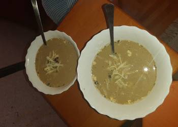 How to Recipe Perfect Sofies Masala Dal Soup with cheese and sour cream